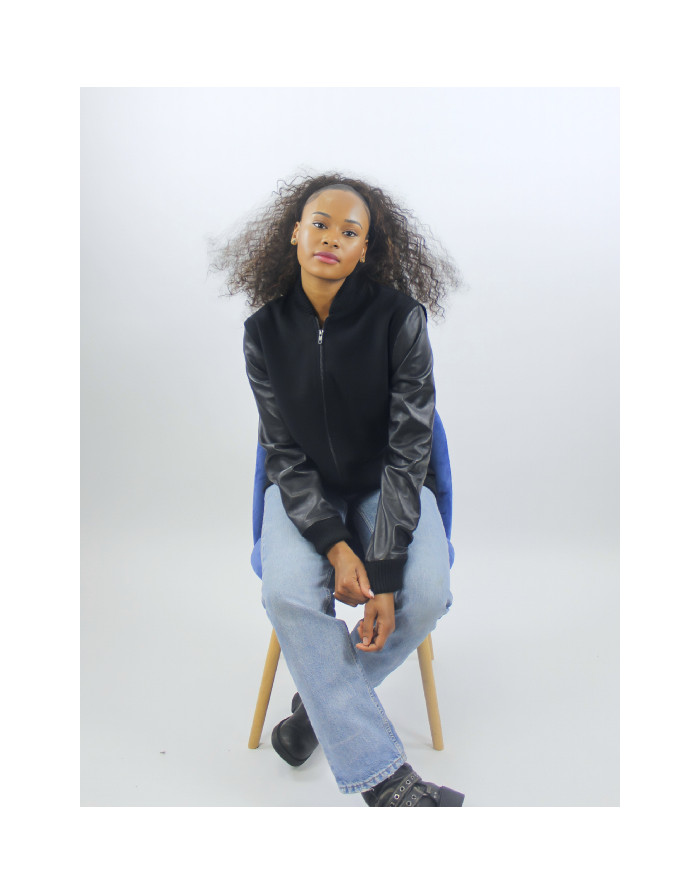 Veste Pack Onyx – Manches amovibles en coton ou cuir | Moult Paris