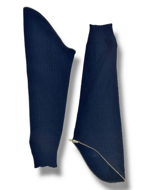 Manches Taylor Blue – Élégance bleu marine et rayures | Moult Paris