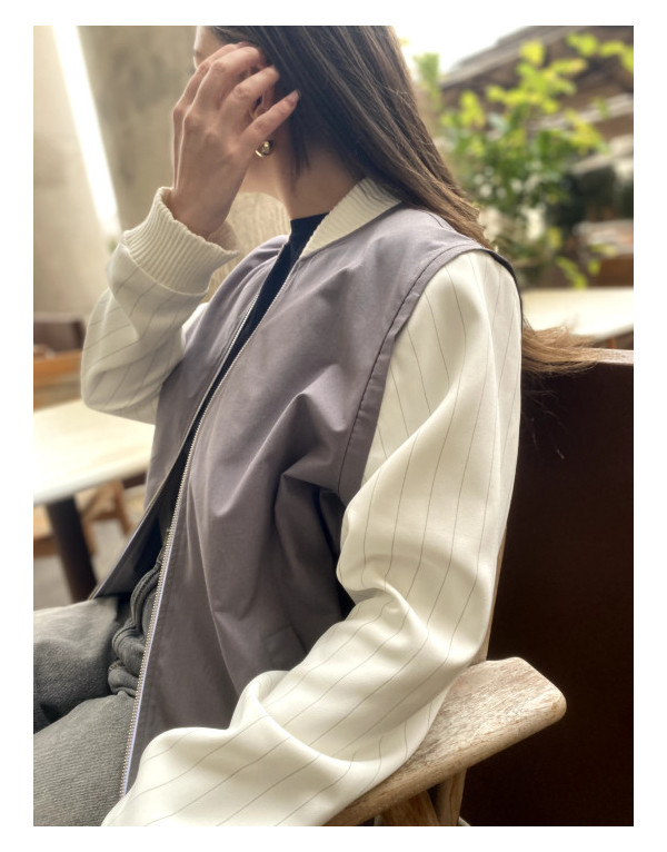 Manches Taylor White – Rayures noires & confort | Moult Paris