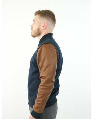 Pack Dynastie - Veste bleue avec manches amovibles | Moult Paris