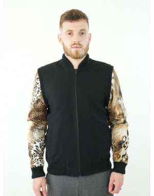 Veste bleue marine élégante aux manches amovibles : un indispensable mode