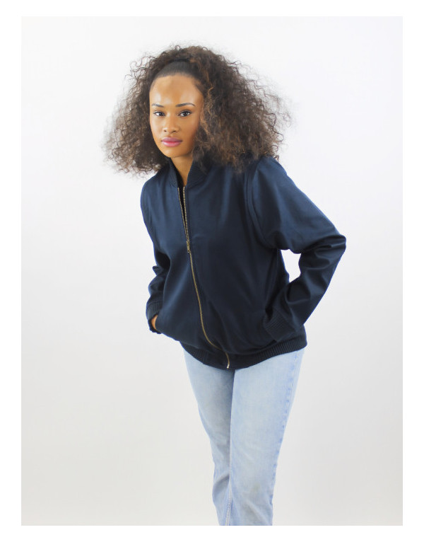 Veste Midnight – Bleu marine & manches amovibles | Moult Paris