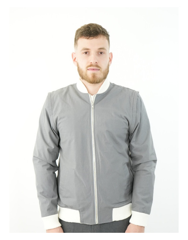 Pack Zenith - Veste grise & 3 manches interchangeables  | Moult Paris