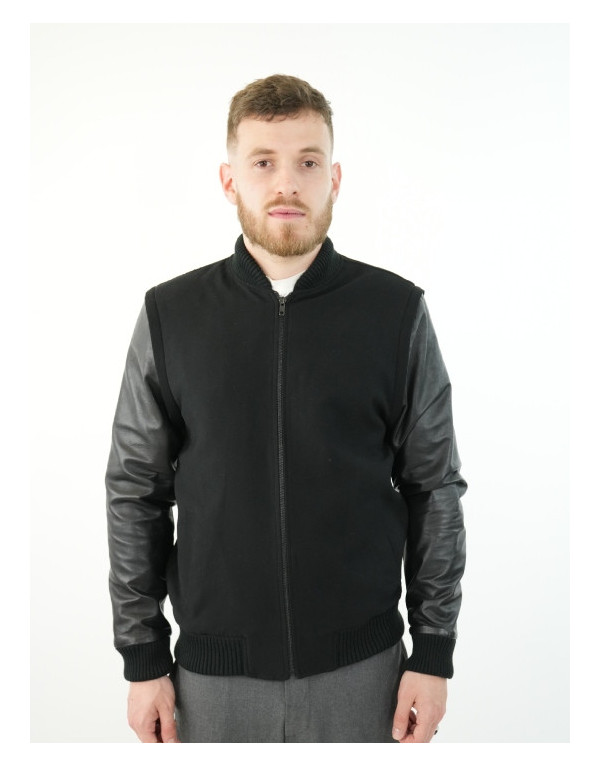 Veste Pack Onyx – Manches amovibles en coton ou cuir | Moult Paris