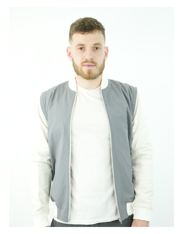 Pack Jade – Veste grise & manches interchangeables | Moult Paris
