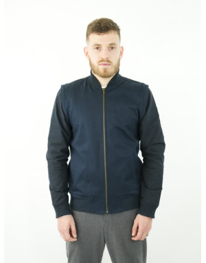 Manches Taylor Blue – Élégance bleu marine et rayures | Moult Paris