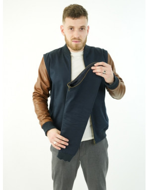 Pack Dynastie - Veste bleue avec manches amovibles | Moult Paris