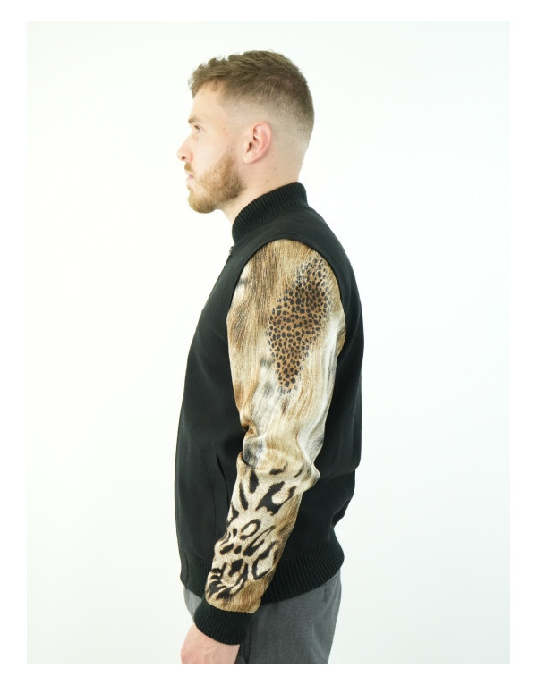 Veste Monroe - Motifs animaliers et manches amovibles | Moult Paris