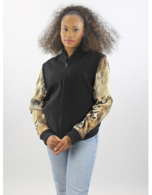 Veste Monroe - Motifs animaliers et manches amovibles | Moult Paris