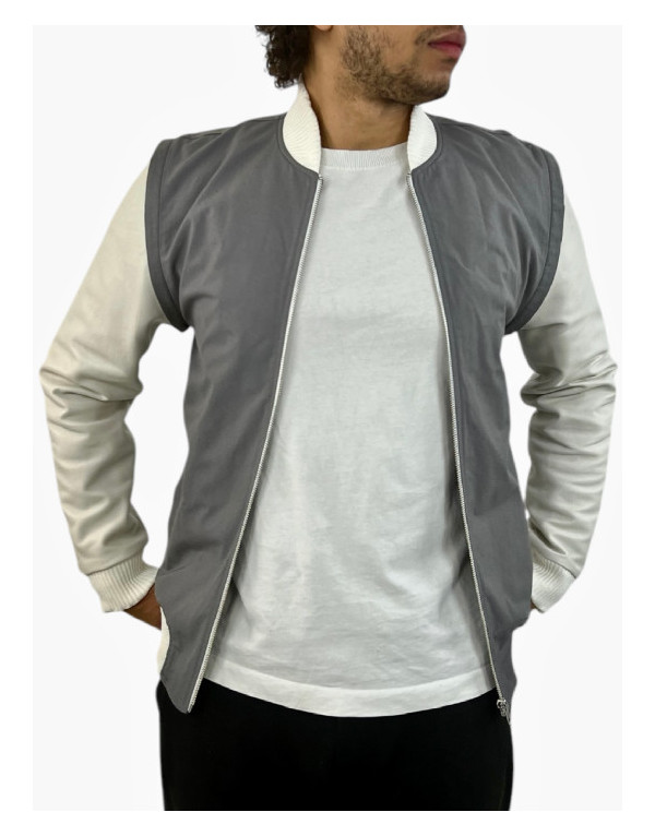 Veste Sterling - Grise élégante aux manches amovibles | Moult Paris