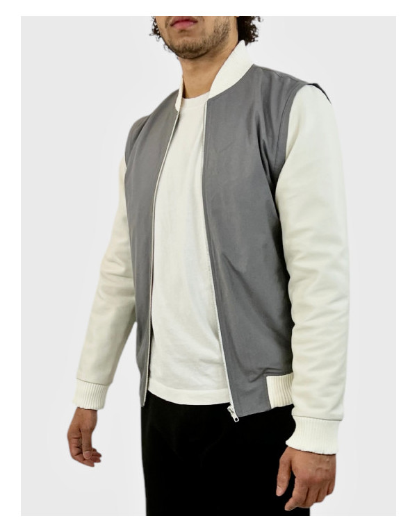 Veste Sterling - Grise élégante aux manches amovibles | Moult Paris