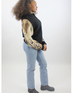 Veste Monroe - Motifs animaliers et manches amovibles | Moult Paris