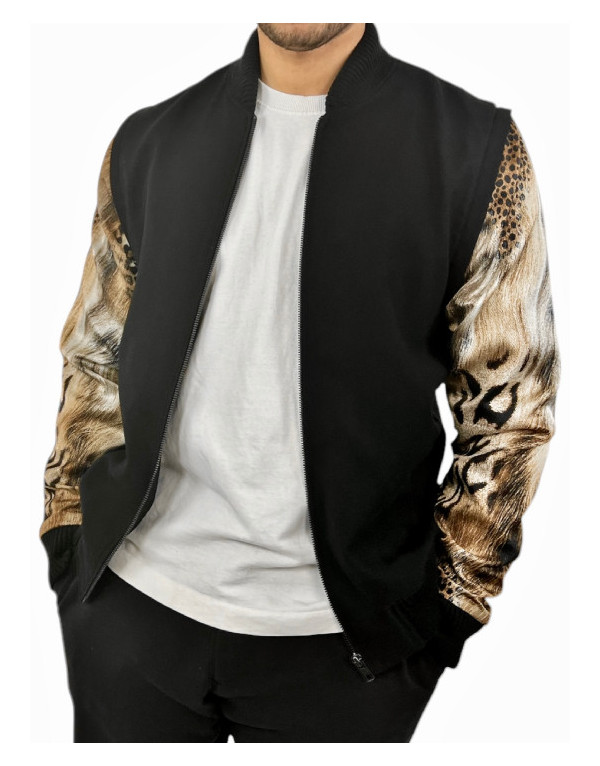 Veste Monroe - Motifs animaliers et manches amovibles | Moult Paris