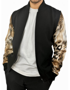 Veste Monroe - Motifs animaliers et manches amovibles | Moult Paris