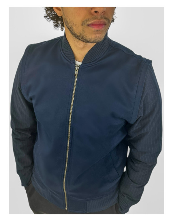 Pack Alliance - Veste bleue avec manches amovibles | Moult Paris