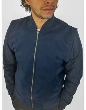 Pack Alliance - Veste bleue avec manches amovibles | Moult Paris