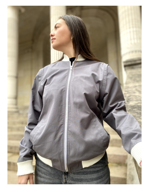Pack Zenith - Veste grise & 3 manches interchangeables  | Moult Paris