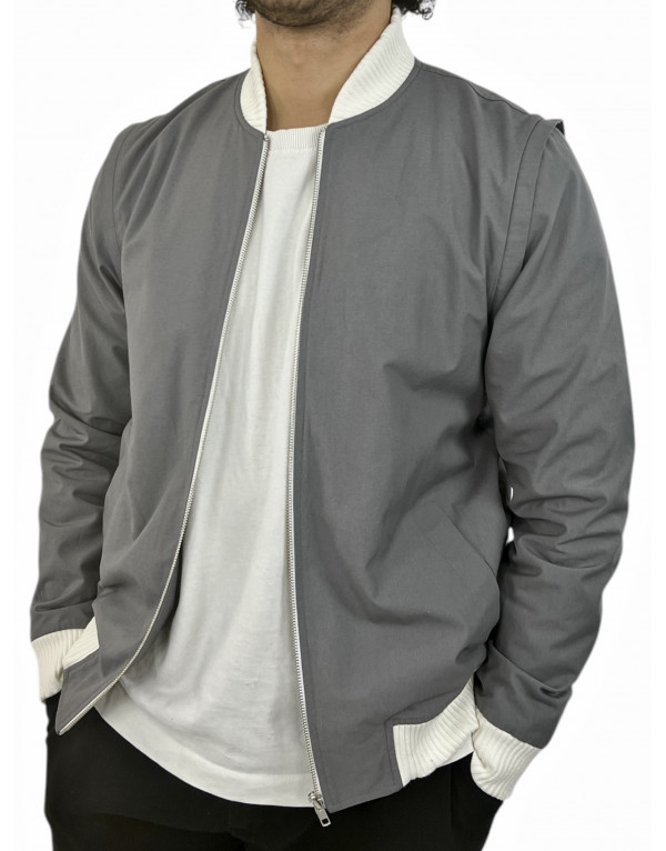 Pack Zenith - Veste grise & 3 manches interchangeables  | Moult Paris