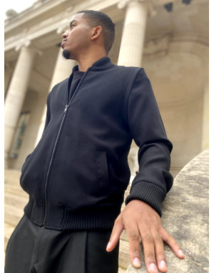 Veste Phoenix noire unisexe | Moult Paris