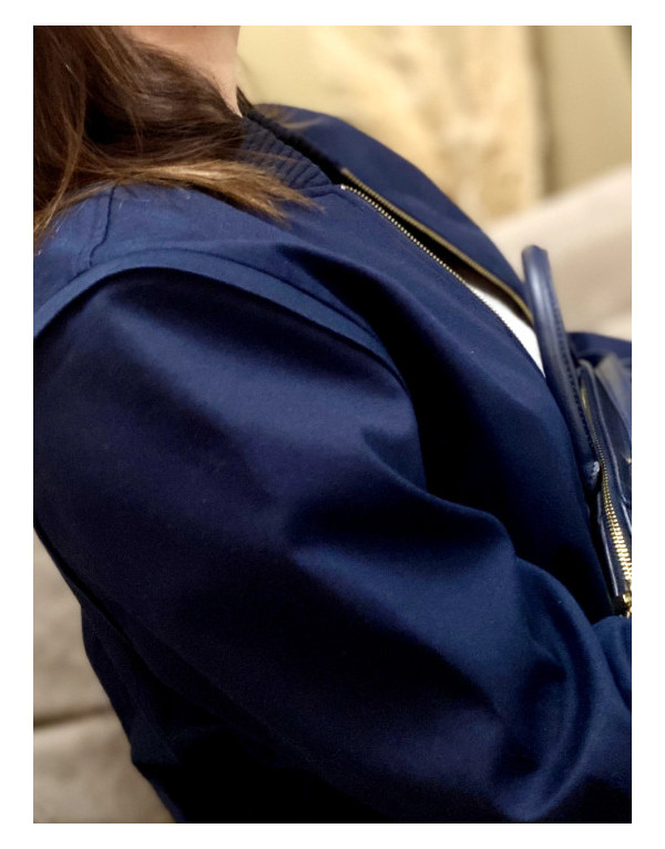 Pack Héritage - Veste bleue avec manches amovibles | Moult Paris